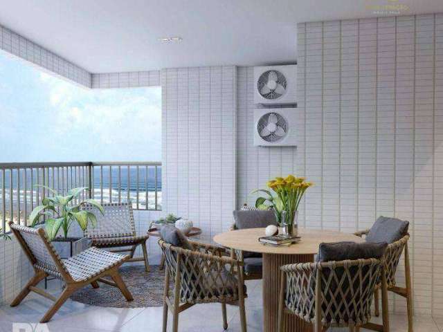 Apartamento com 3 dormitórios à venda, 119 m² por R$ 720.000,00 - Vila Guilhermina - Praia Grande/SP