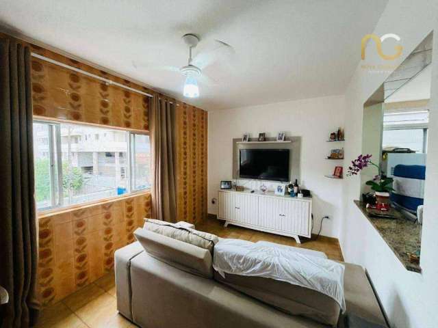 Apartamento com 1 dormitório à venda, 55 m² por R$ 215.000,00 - Caiçara - Praia Grande/SP