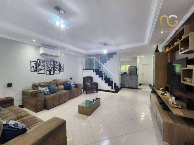 Sobrado com 3 dormitórios à venda, 121 m² por R$ 587.000,00 - Maracanã - Praia Grande/SP