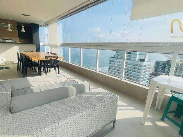 Apartamento Duplex com 4 dormitórios à venda, 217 m² por R$ 3.990.000,00 - Canto do Forte - Praia Grande/SP