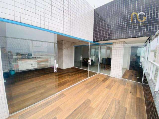 Apartamento Duplex com 3 dormitórios à venda, 157 m² por R$ 1.000.000,00 - Vila Guilhermina - Praia Grande/SP