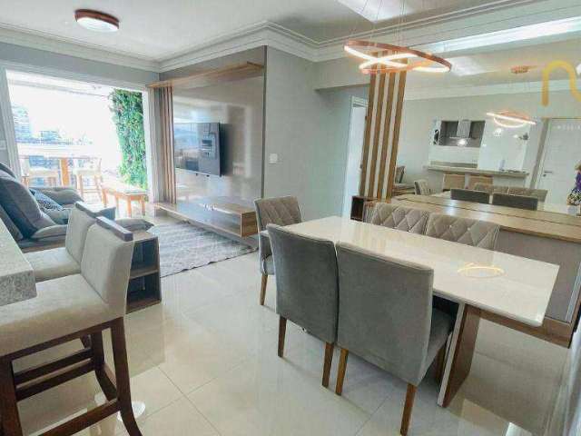 Apartamento com 3 dormitórios à venda, 119 m² por R$ 1.690.000,00 - Canto do Forte - Praia Grande/SP