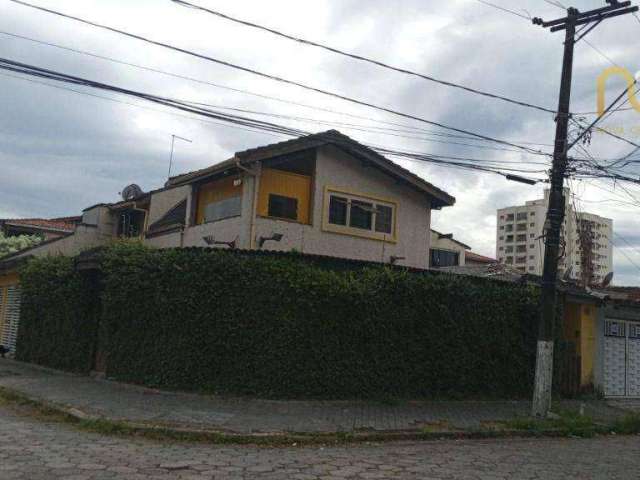 Sobrado com 5 dormitórios à venda, 210 m² por R$ 850.000,00 - Aviação - Praia Grande/SP