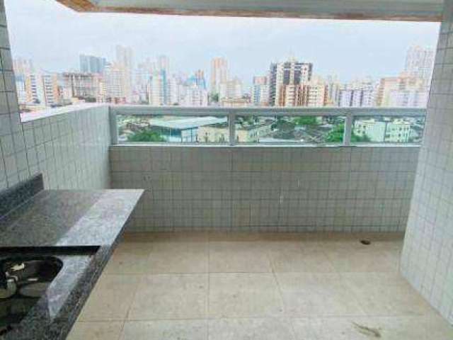 Apartamento com 2 dormitórios à venda, 75 m² por R$ 420.000,00 - Guilhermina - Praia Grande/SP