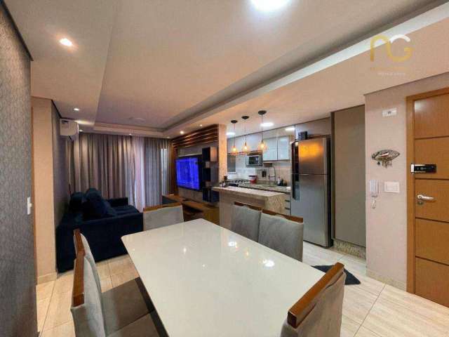 Apartamento com 2 dormitórios à venda, 78 m² por R$ 745.000,00 - Mirim - Praia Grande/SP