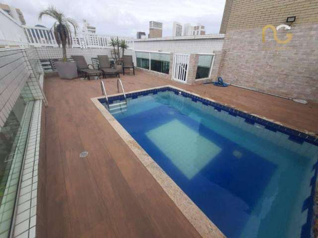 Cobertura com 5 dormitórios à venda, 308 m² por R$ 2.800.000 - Vila Guilhermina - Praia Grande/SP