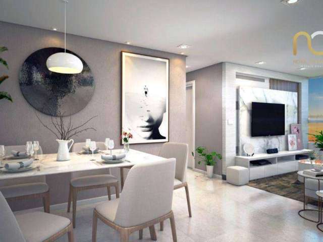 Apartamento com 2 dormitórios à venda, 71 m² por R$ 581.290,50 - Vila Guilhermina - Praia Grande/SP