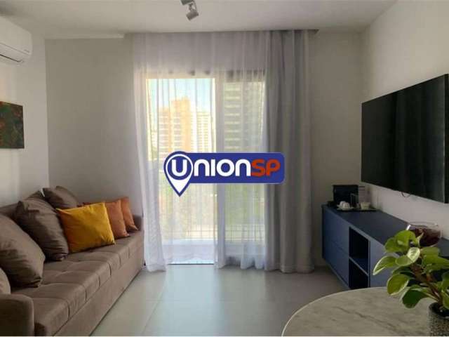 Apartamento com 1 quarto à venda na Avenida Lavandisca, 365, Indianópolis, São Paulo por R$ 595.000