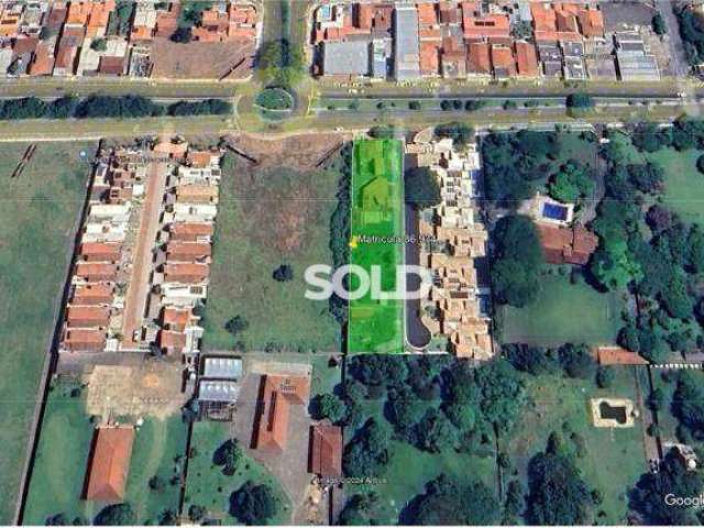 Terreno de 2500 m² na Avenida São Vicente,  23,20m de frente para a avenida,  à venda por R$ 2.700.000,00 - Noêmia - Franca/SP