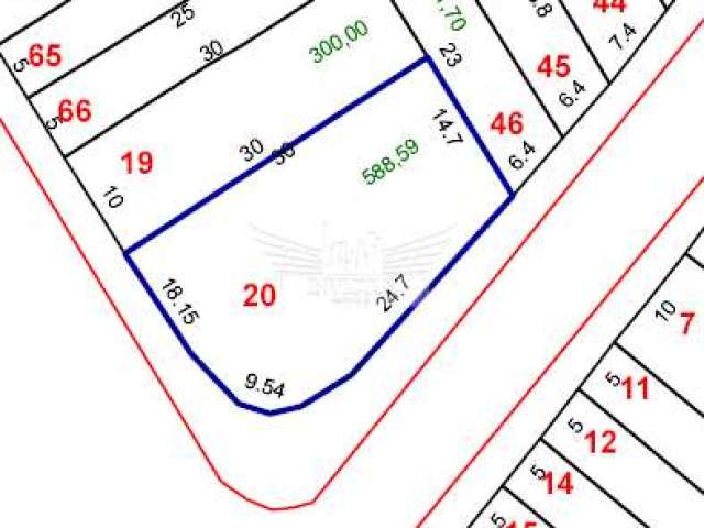 Terreno Residencial/Comercial à Venda, 588m² - Parque Novo Oratório, Santo André/SP.