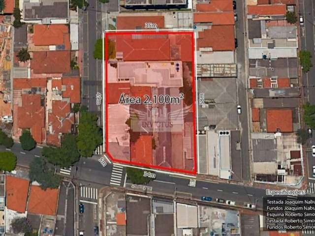 Terreno 2.100,00m² à venda - Bairro Santo Antônio - São Caetano do Sul/SP