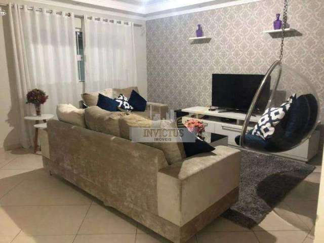 Sobrado com 3 Suítes para Comprar, 181m² - Vila Tibiriçá, Santo André/SP.