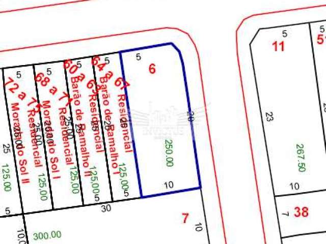 Terreno Residencial à Venda, 250m² - Vila Scarpelli, Santo André/SP