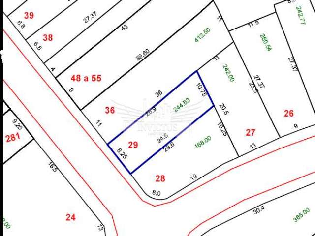 Terreno Residencial à Venda, 244m² - Vila Alpina, Santo André/SP.