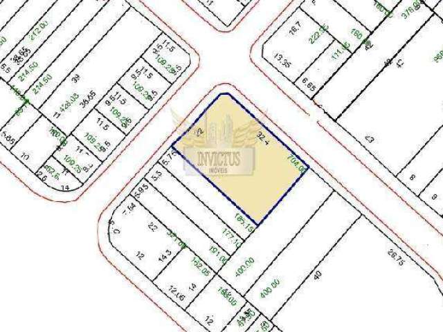 Terreno Residencial de Esquina para Comprar, 704m² - Centro de Santo André/SP.