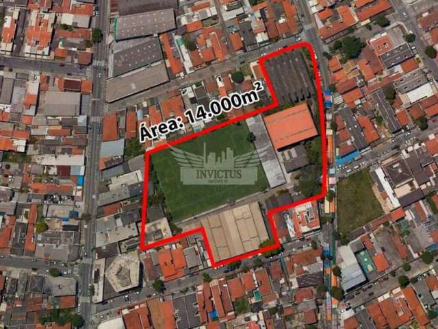 Área Comercial e Residencial à Venda, 13.667m² - Vila Homero Thon - Santo André/SP