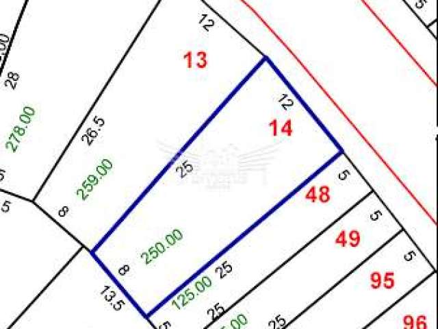 Terreno Totalmente Plano à Venda, 250m² - Jardim Stella, Santo André/SP.