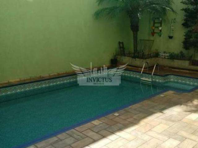 Excelente Sobrado com Piscina e 3 Dormitórios à Venda, 405m² - Vila Camilópolis, Santo André/SP.