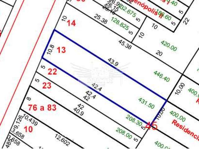 Oportunidade de Terreno Comercial/Residencial à Venda, 431m² - Vila Gilda em Santo André !!!