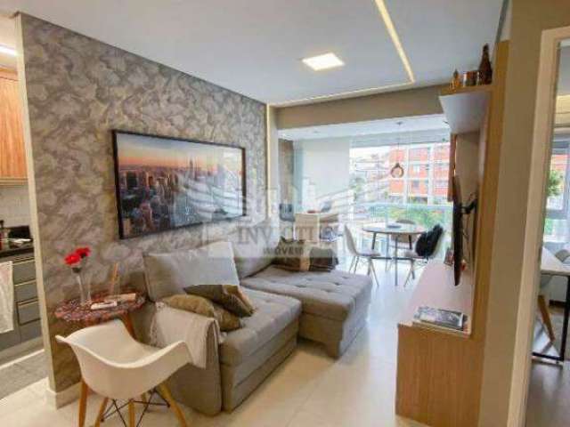 Excelente Apartamento Mobiliado e Decorado com 2 Dormitórios à Venda no Condomínio Rio 335, 61m² - Osvaldo Cruz, São Caetano do Sul/SP.