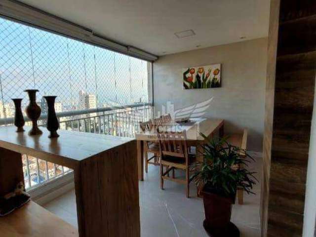 Apartamento com 3 Dormitórios à Venda, 115m² - Vila Valparaíso, Santo André/SP.