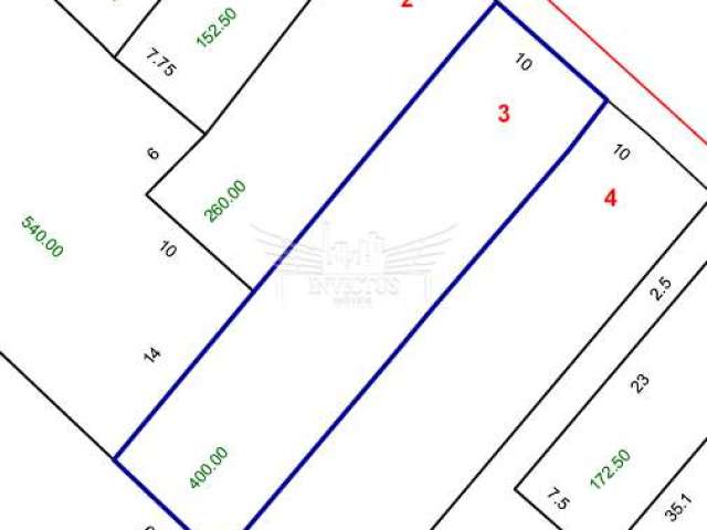 Terreno Comercial/Residencial à Venda, 400m² - Vila Assunção, Santo André/SP.