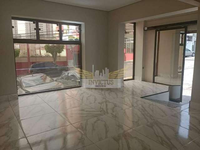 Salão Comercial Recém Reformado para Locação, 100m² - Centro de Santo André/SP.