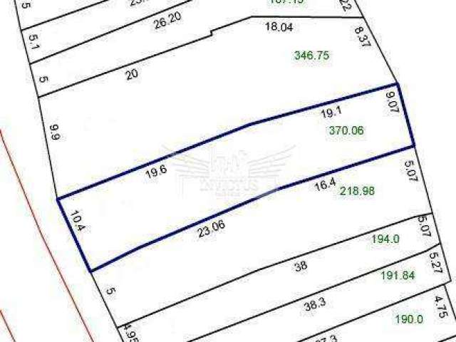 Terreno Comercial/Residencial à Venda, 370m² - Vila Linda, Santo André/SP.