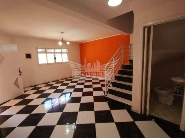 Sobrado com 3 Dormitórios à Venda, 140m² - Vila Tibiriçá, Santo André/SP.