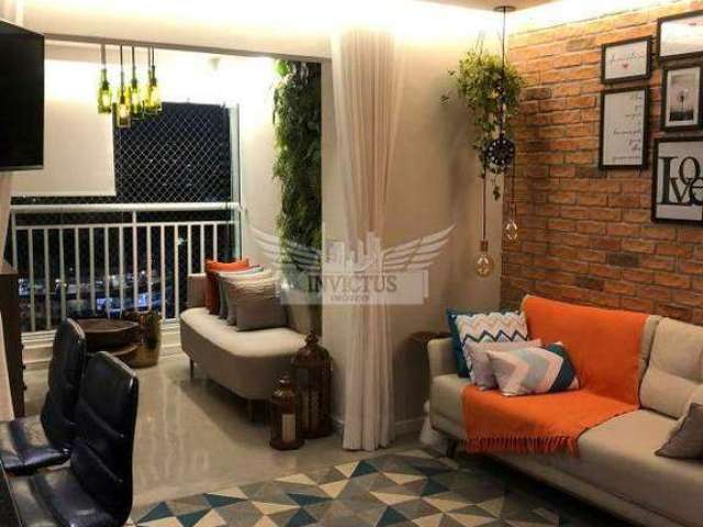 Apartamento Semi Mobiliado com 2 Dormitórios no Condomínio Varandas Santo André à Venda!