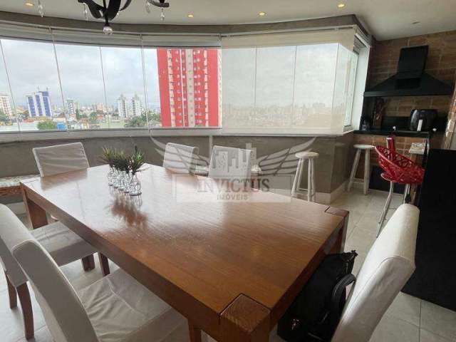 Apartamento de 3 Suítes no Residencial Blue à Venda, 126m² - Vila Scarpelli, Santo André/SP.