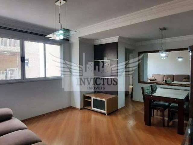 Apartamento Mobiliado com 2 Quartos para Venda, 65m² - Bairro Jardim em Santo André/SP.