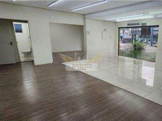 Salão Comercial com Vitrini para Alugar, 220m² - Bairro Campestre, Santo André/SP.