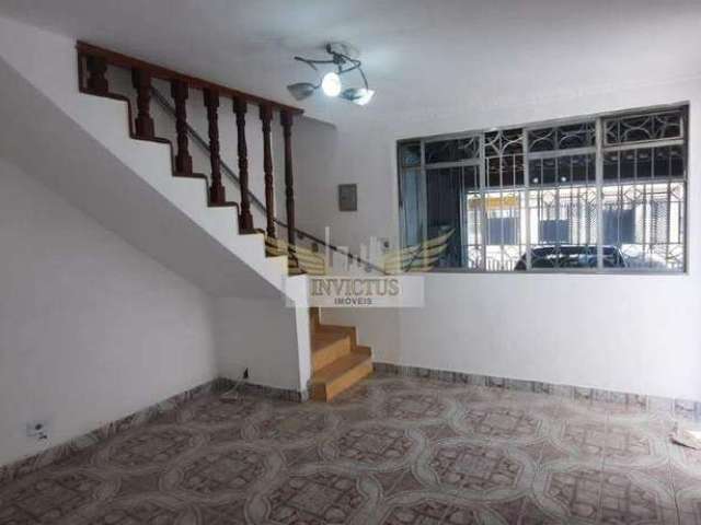 Sobrado com 3 Quartos para Alugar, 164m² - Vila Camilópolis, Santo André/SP.