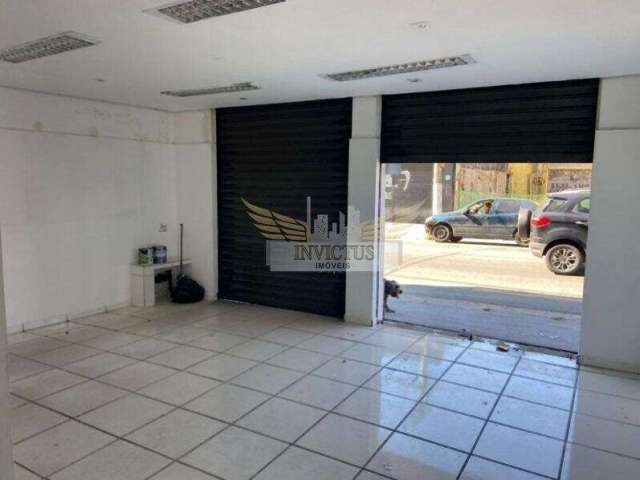 Salão Comercial para Alugar, 57m² - Vila Alzira, Santo André/SP.