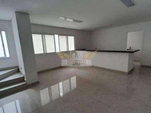 Salão Comercial para Alugar, 120m² - Bairro Jardim, Santo André/SP.