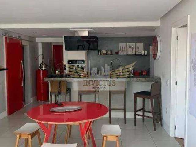 Apartamento Mobiliado com 2 Quartos no Residencial El-Khay para Alugar, 96m² - Campestre, Santo André/SP.