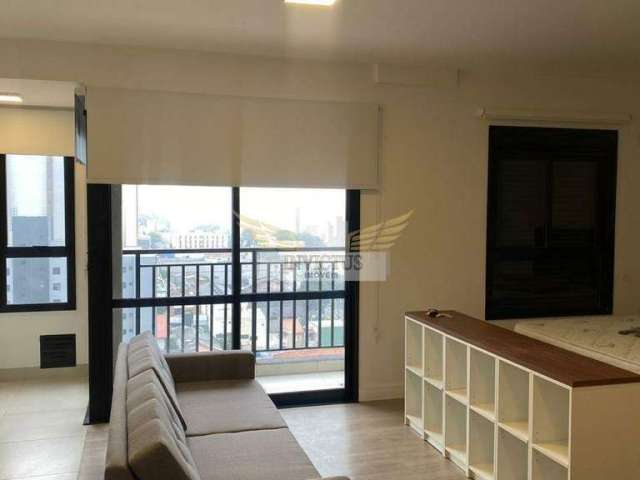 Apartamento Mobiliado com 1 Quarto no Condomínio TouchStudio para Alugar, 45m² - Bairro Campestre, Santo André/SP.