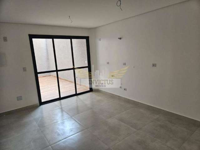 Cobertura sem Condomínio Nova com 2 Suítes para Comprar, 92m² - Vila Bastos, Santo André/SP.