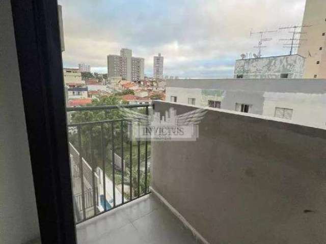 Apartamento com 2 Dormitórios no Edifício Abaeté para Comprar, 37m² - Vila Valparaíso, Santo André/SP.