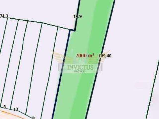 Terreno Plano com 20 metros de Frente para Alugar, 2.000m² - Vila Eldízia, Santo André/SP.