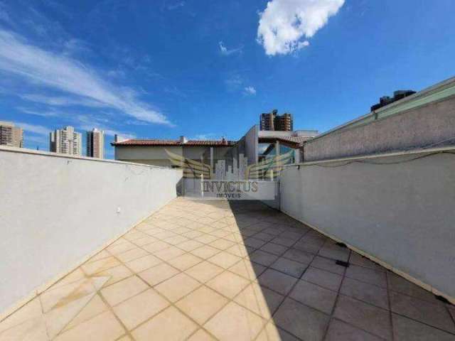 Cobertura sem Condomínio com 2 Quartos para Alugar, 120m² - Vila Guiomar, Santo André/SP.