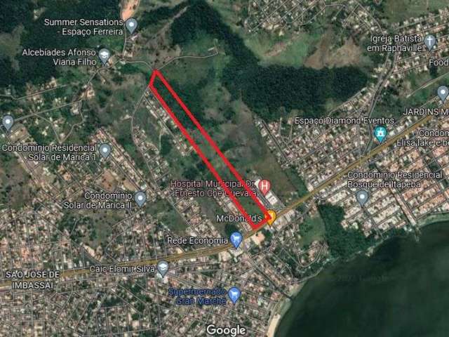 Área à venda, 131000 m² por R$ 14.000.000,00 - São José do Imbassaí - Maricá/RJ