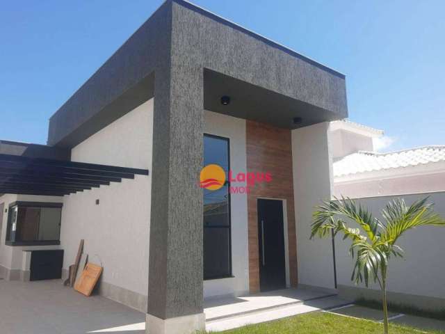 Casa com 3 dormitórios à venda, 128 m² por R$ 760.000,00 - Jardim Atlântico Oeste (Itaipuaçu) - Maricá/RJ