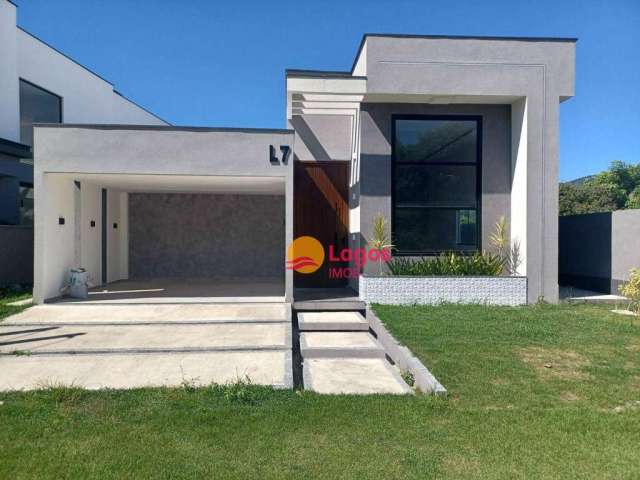 Casa com 3 dormitórios à venda, 122 m² por R$ 848.000,00 - Ubatiba - Maricá/RJ