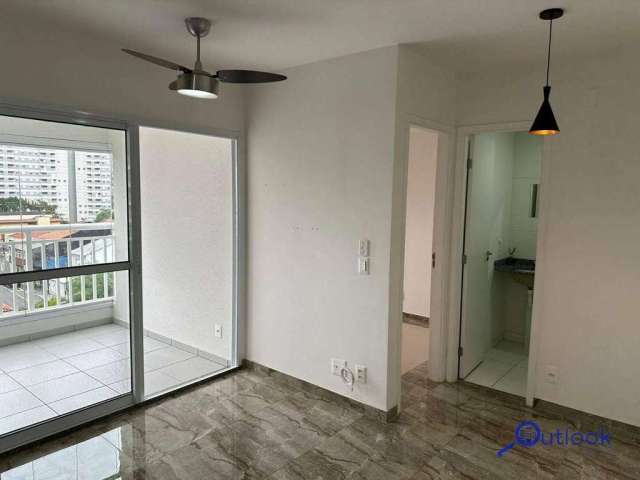 Apartamento com 1 dormitório para alugar, 35 m² por R$ 2.253,00/mês - Centro - Diadema/SP