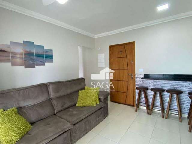 Apartamento com 2 dormitórios à venda, 61 m² por R$ 399.000,00 - Vila Guilhermina - Praia Grande/SP