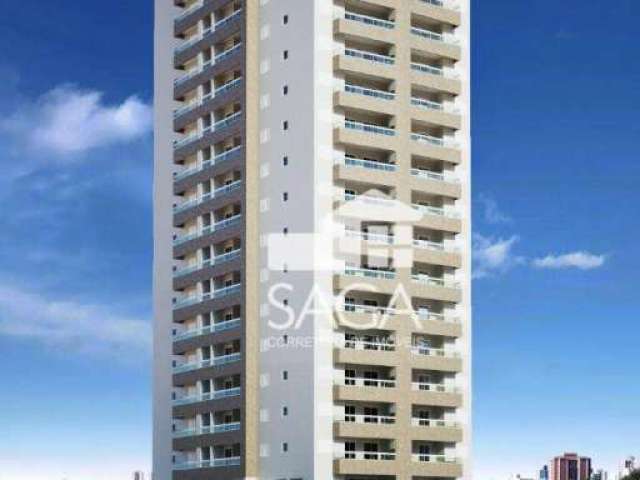 Apartamento com 1 dormitório à venda, 51 m² por R$ 466.000,00 - Boqueirão - Praia Grande/SP