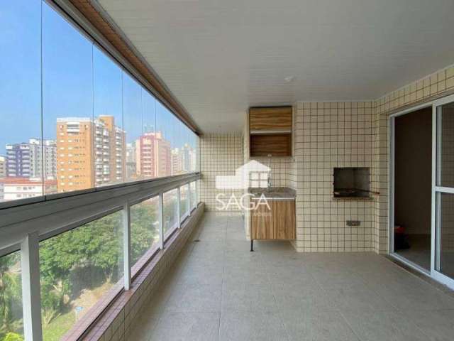 Oportunidade! Apartamento com 3 dormitórios (3 suítes) à venda, 154 m² por R$ 930.000 - Vila Guilhermina - Praia Grande/SP