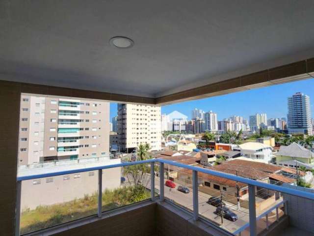 Apartamento com 3 dormitórios à venda, 95 m² por R$ 760.000,00 - Canto do Forte - Praia Grande/SP